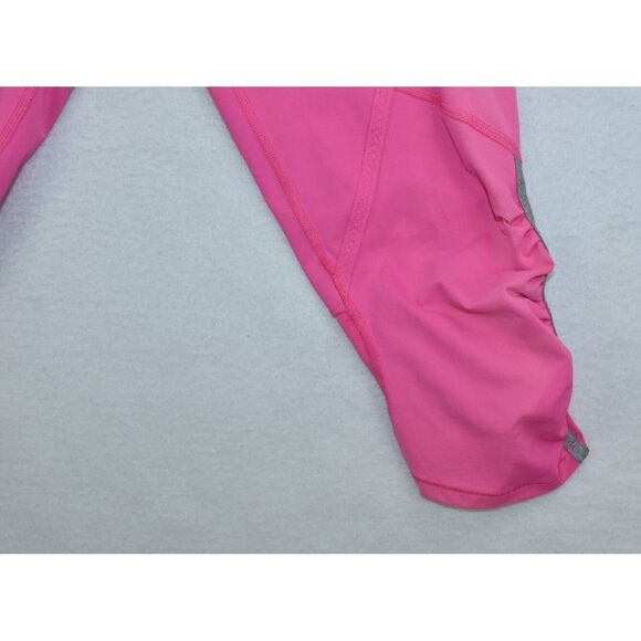 Lululemon Run Pace Women's Size 8 Crop Wee Are From Space Parfait Pink -Flaws- - Picture 8 of 15